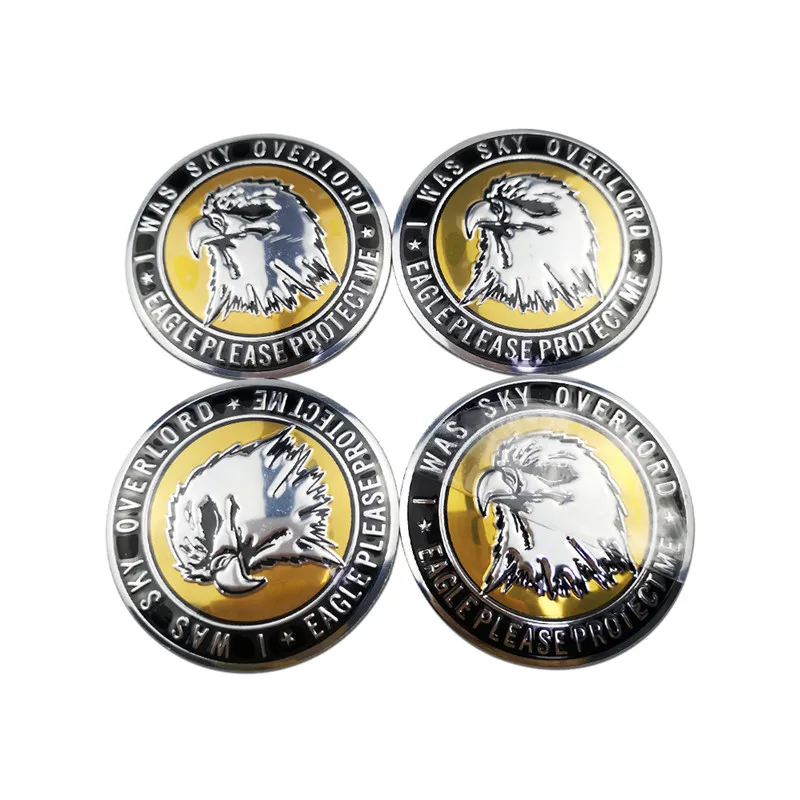 Для эмблемы головы орла 4 шт. 6 5 см Центральная втулка колеса автомобиля колпачки