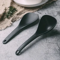 new japanese long handle soup spoon rice shovel big soup ladle tablespoons serving metal tableware kitchen cooking utensils