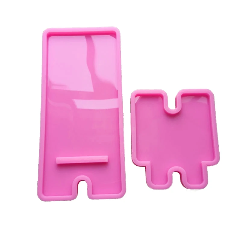 

Handmade Phone Stands Silicone Molds Cell Phone Bracket Silicone Mold DIY Phone Holder Epoxy Resin Moulds Art Craft T84A