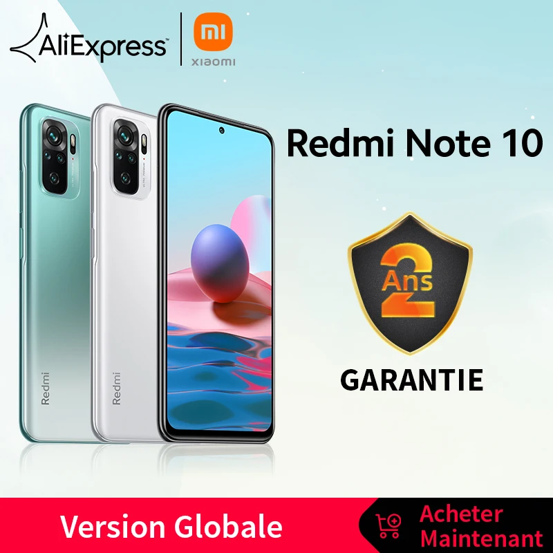 Смартфон Xiaomi Redmi Note 10 Snapdragon 678 AMOLED дисплей|Смартфоны| |