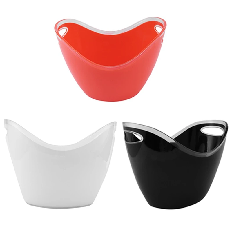 

New Arrival Bar Tools Plastic Transparent Garden Super Big Ice Bucket