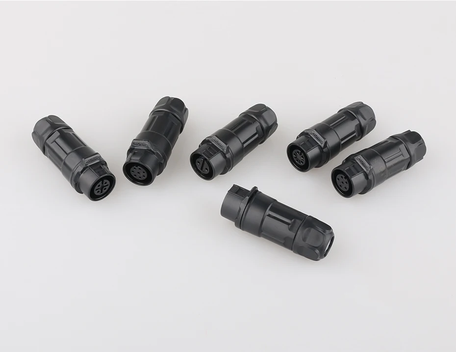 Водонепроницаемый разъем штекер гнездо M12 2pin powercon/светодиодный свет/Солнечная/Электроника IP67 разъем пастик