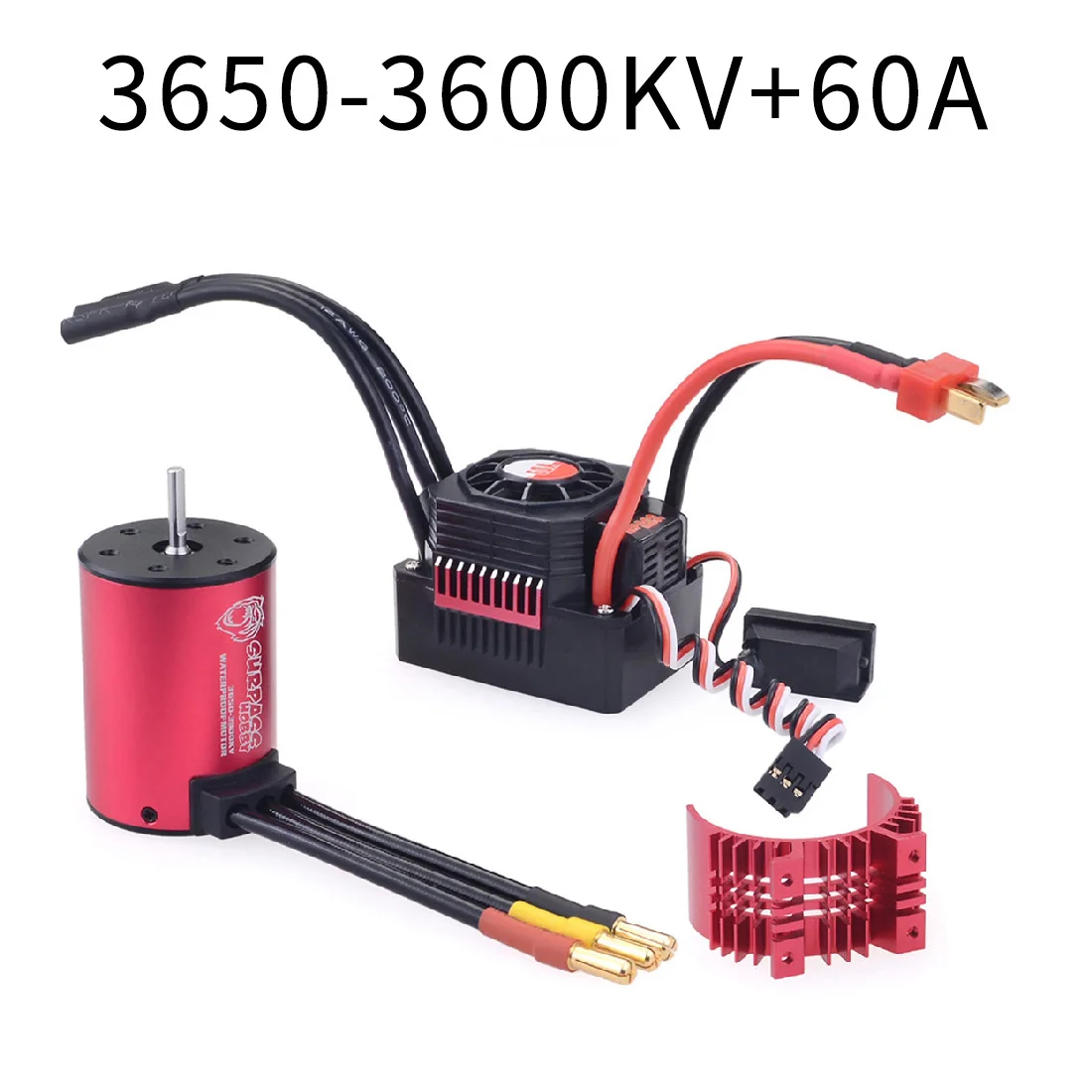 

Водонепроницаемый комбинированный двигатель Surpass Hobby KK 3650 3600KV 2300KVBrushless w/45A/60A ESC для радиоуправляемого автомобиля 1/10 RC