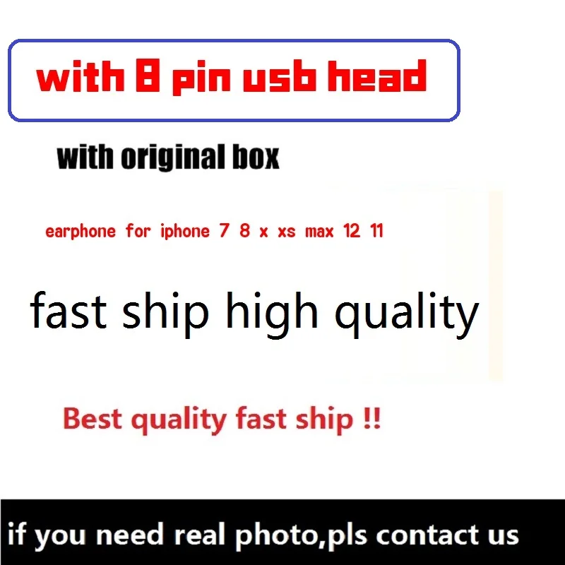 

Наушники-вкладыши 20 шт./лот для телефона 12 7 8 Plus XS MAX 11 Pro Max, проводные стереонаушники с микрофоном и управлением проводом