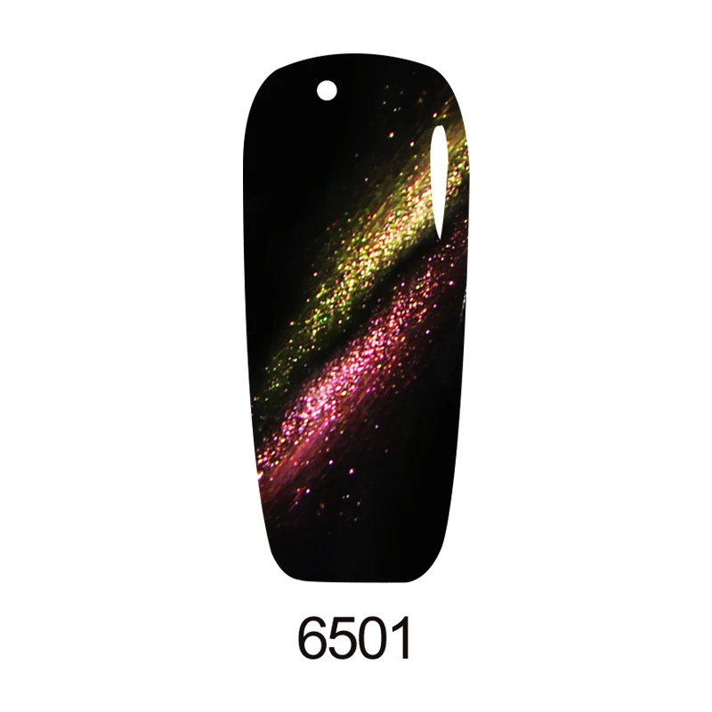 Docaty двухцветный Магнитный Гель лак кошачий глаз Звездный голографический