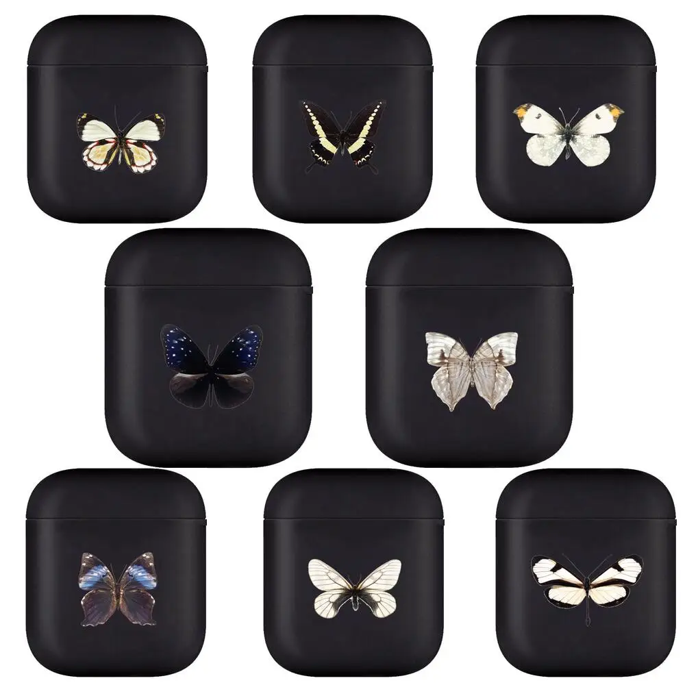 

Fashion beautiful butterfly Case Soft Silicone Cases For Apple Airpods 1/2 Protective Bluetooth Wireless Earphone Cover For Appl