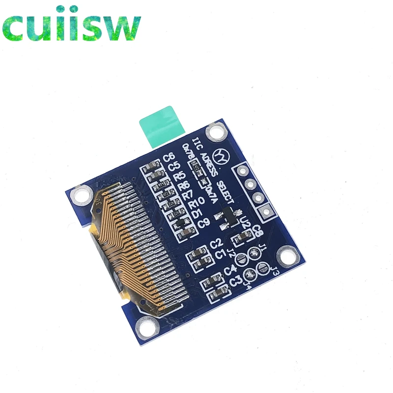 Светодиодный модуль с ЖК-дисплеем 128X64 OLED 10 шт. белый для arduino 0 96 &quot I2C IIC SPI новый