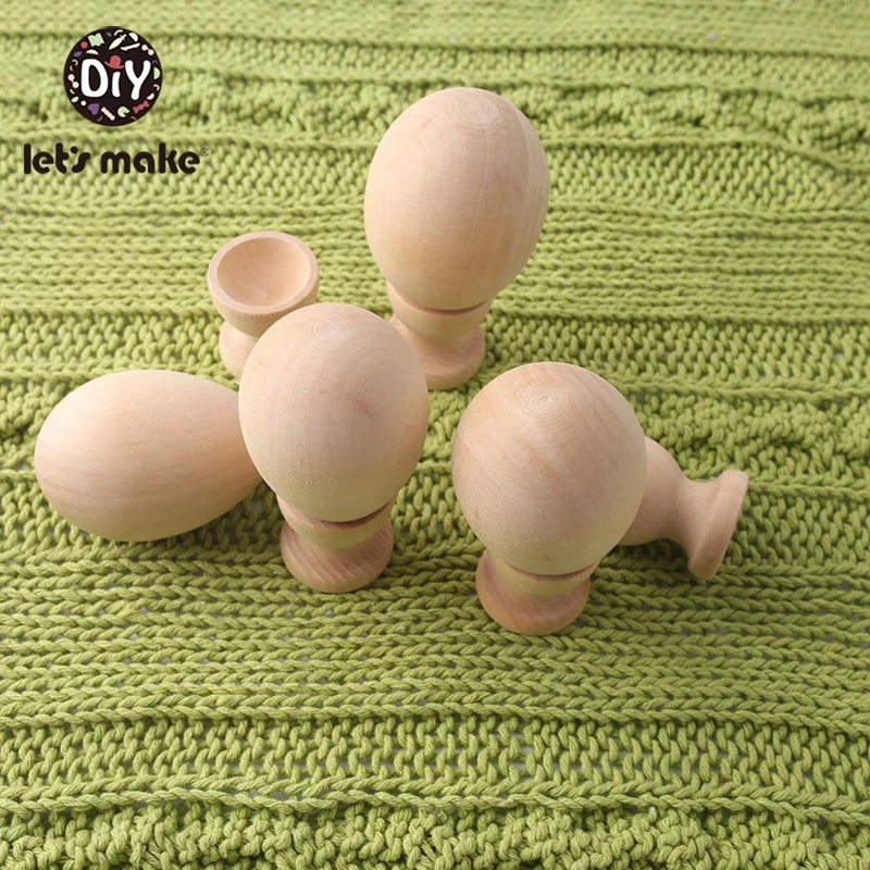 Большой деревянный подстаканник для яиц 63 мм 12 комплектов (24 шт.) сделай сам