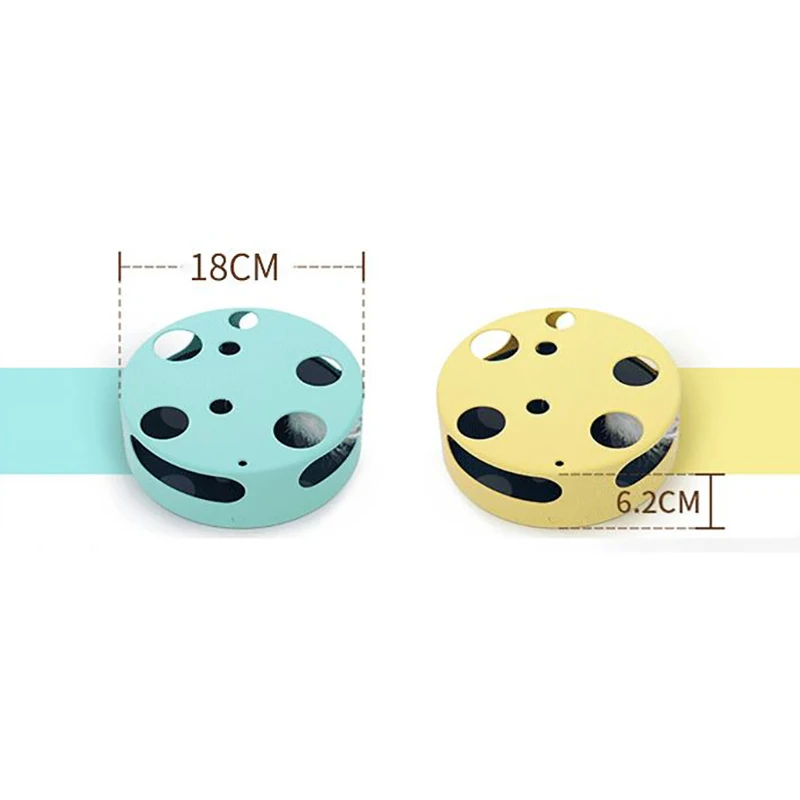 

Electric Cat Toy Smart Interactive Teasing Cat Stick Crazy Game Spinning Turntable Catching Mouse Automatic Toy For Cats