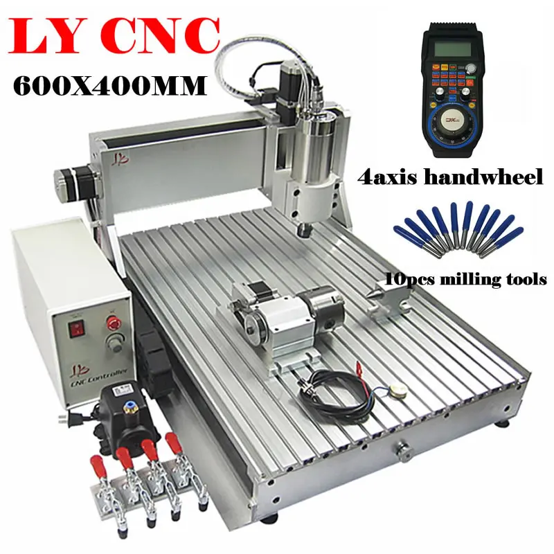 

Фрезерный станок с ЧПУ 6040Z, 2200 Вт, 1500 Вт, 800 Вт, 4 оси, USB, с дистанционным управлением, ручной контроллер для резьбы по дереву и металлу