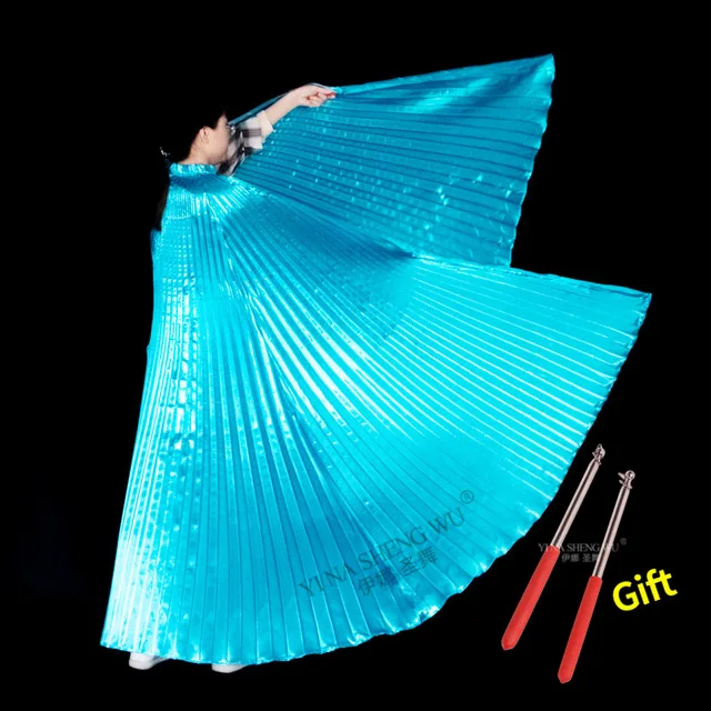 

Belly Dance Isis Wings Children Girls Belly Dance Accessory Bollywood Oriental Egypt Egyptian Wings Kid Costume With Sticks New