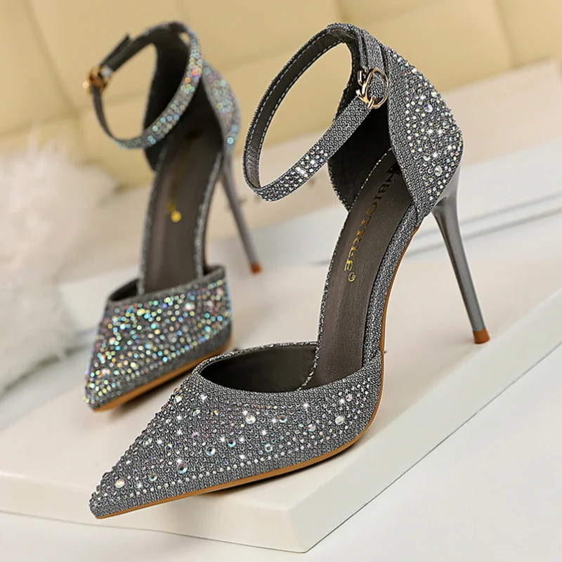 Женские туфли на шпильке классические женские свадебные вечерние с