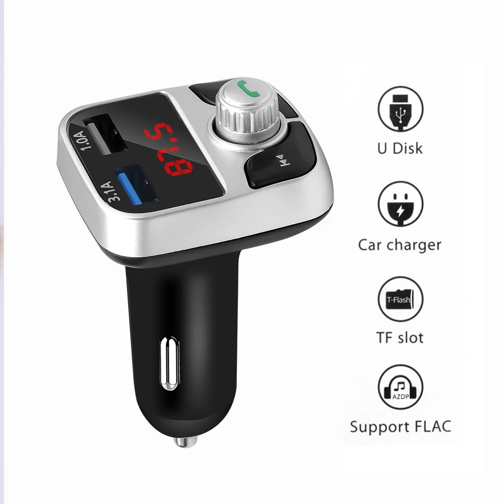 Handsfree Автомобильный MP3-плеер беспроводной аудио приемник fm-передатчик Bluetooth