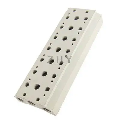 Прямоугольник 7 станций коллектор соленоидный воздушный клапан База w резиновая