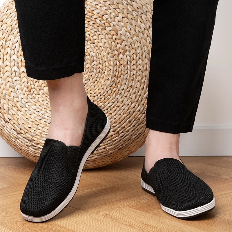 

Новый дизайн, Весенняя Хлопковая мужская повседневная обувь черного цвета An