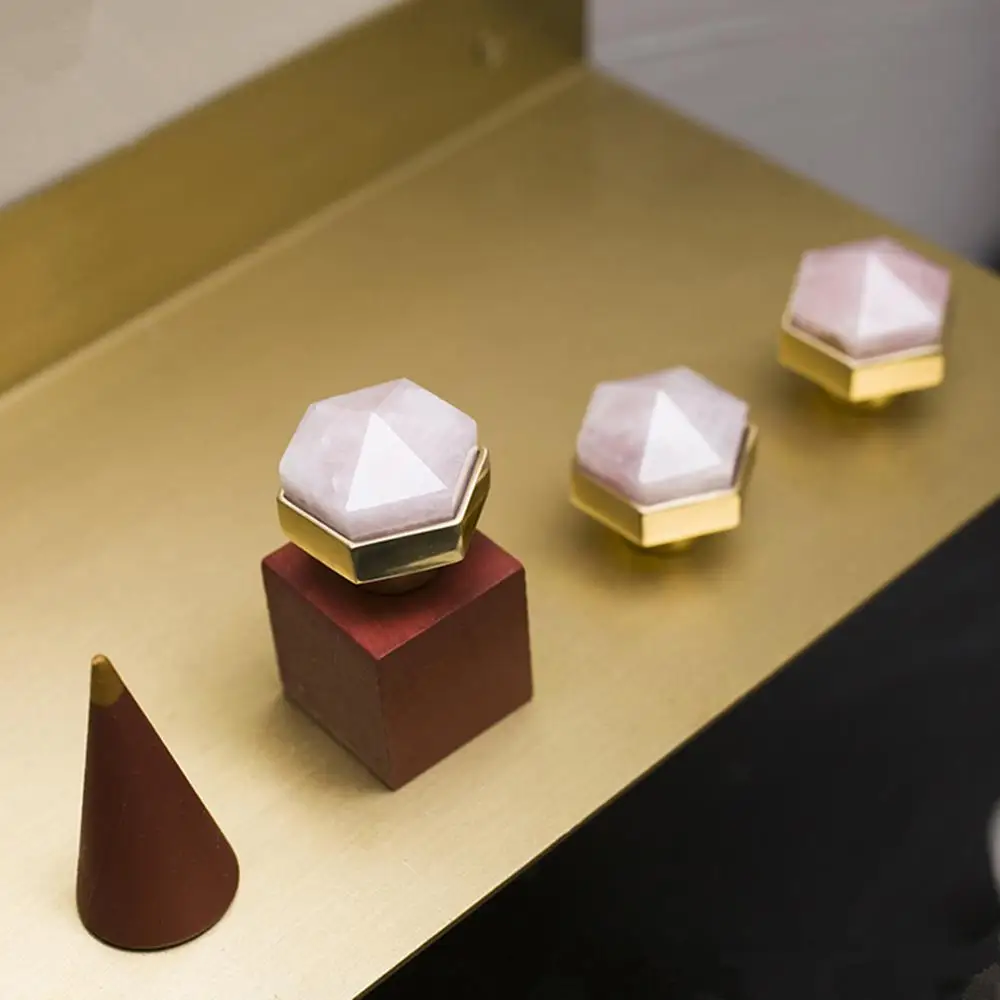 Оригинальный дизайн не только латунная ручка из натурального хрусталя