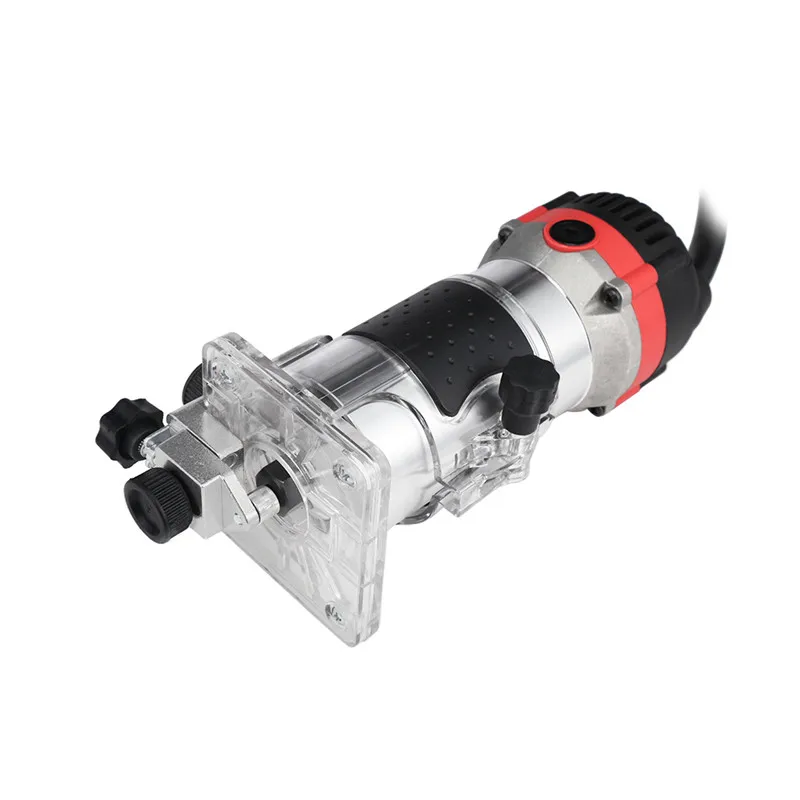 

800W 6.35mm Wood Router Electric Trimmer Carpentry Engraving Slotting Trimming Woodworking Milling Machine With Milling Cutter