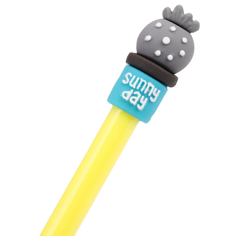 

12 in 1 Stationery Cute Cactus Pen Advertising Gel Pen School Fashion Office Accessories