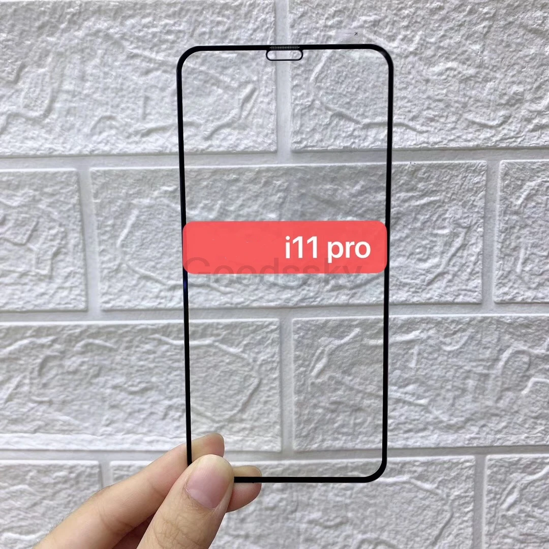 10 шт. Полный Клей закаленное стекло для iPhone 11 Pro Max Защитная пленка для экрана закаленное стекло для iPhone 11 полное покрытие защитное стекло