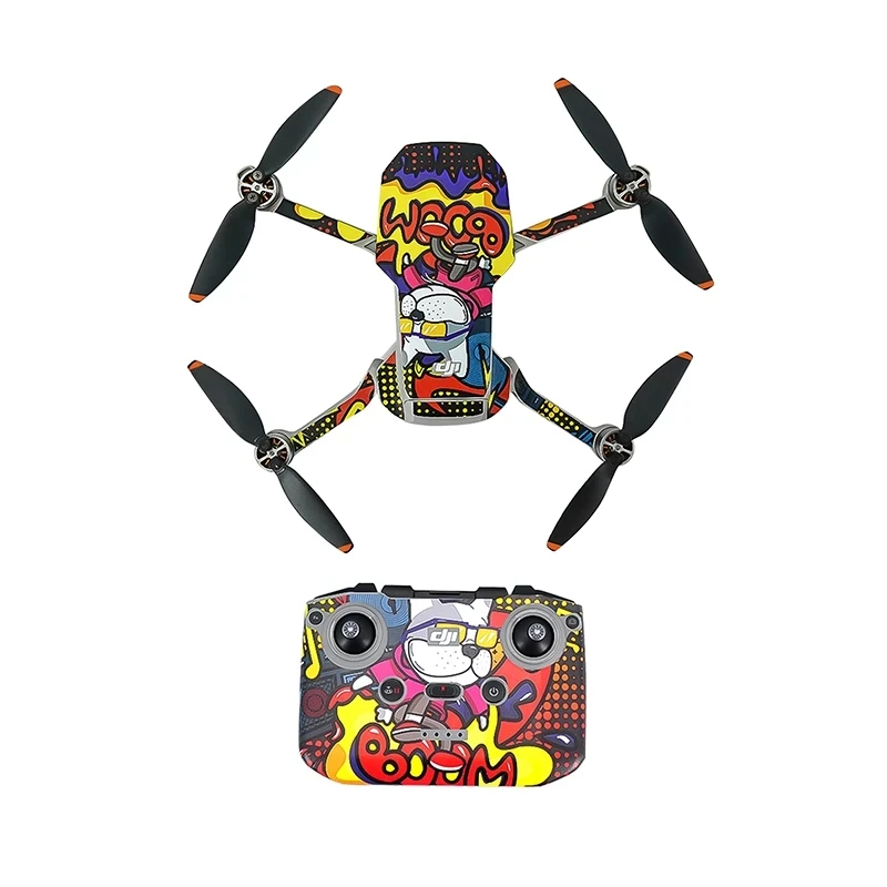 

Mini 2 Stickers Skin PVC Protective Waterproof Drone Body Arm Remote Control Protector Skins for DJI Mini 2 Dron Accessories