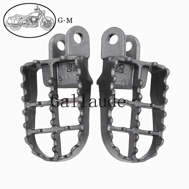 

Steel MX Foot Pegs Rest Pedals Footpegs For Kawasaki KLX250 1994-1996 KLX300R 1997-2007 KLX650 1993-1995