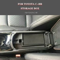 car stickers for toyota c hr 2016 2017 chr interior armrest box organizer glove holder tray storage with anti slip mat