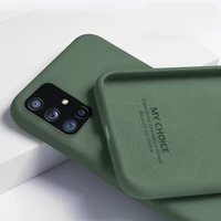 new original liquid silicone soft case for samsung a51 a50 s10 plus s8 s9 s20 fe s21 plus ultra s10e a71 a70 a21s a31 coque