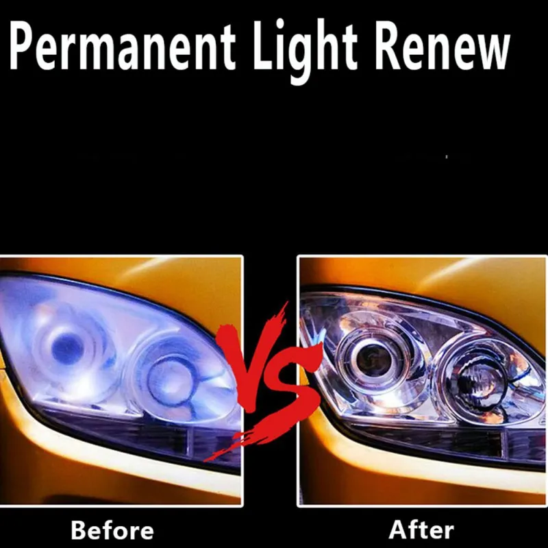 

50ML Car Headlight Maintenance Clean Retreading Agent Spray Polish Repair Fluid Headlight Polishing Anti-scratch Liquiduu