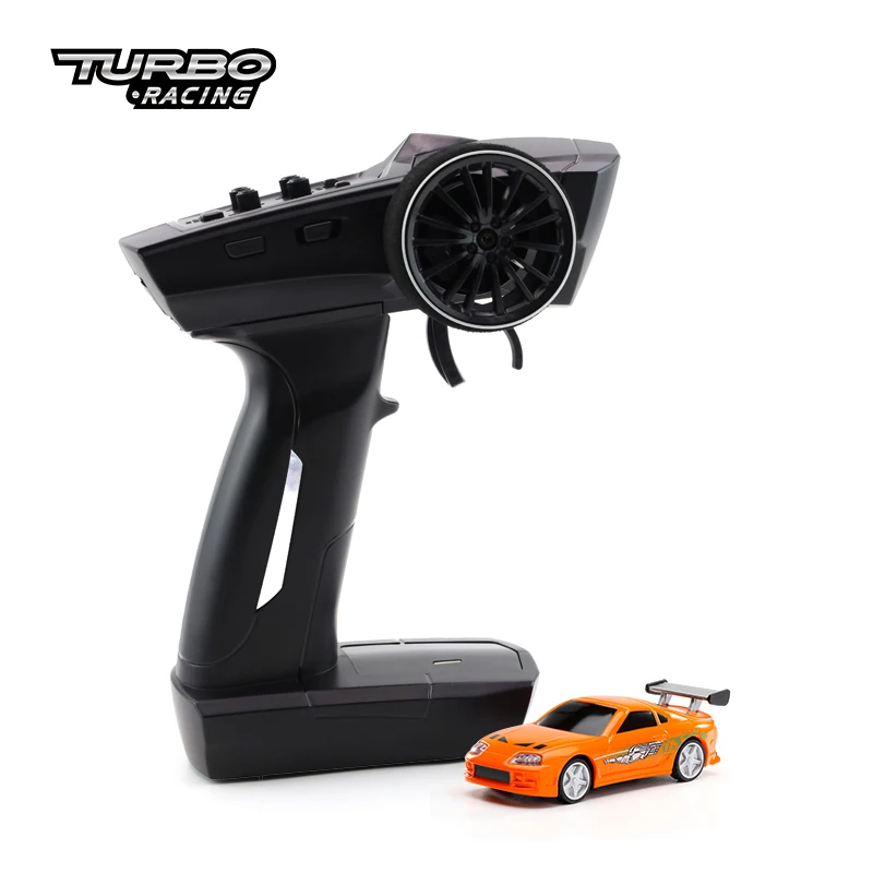 Turbo Racing-Mini coche de Control remoto RTR, veh&iacute;culo de carreras de Control remoto 1:76 C73, edici&oacute;n limitada-2