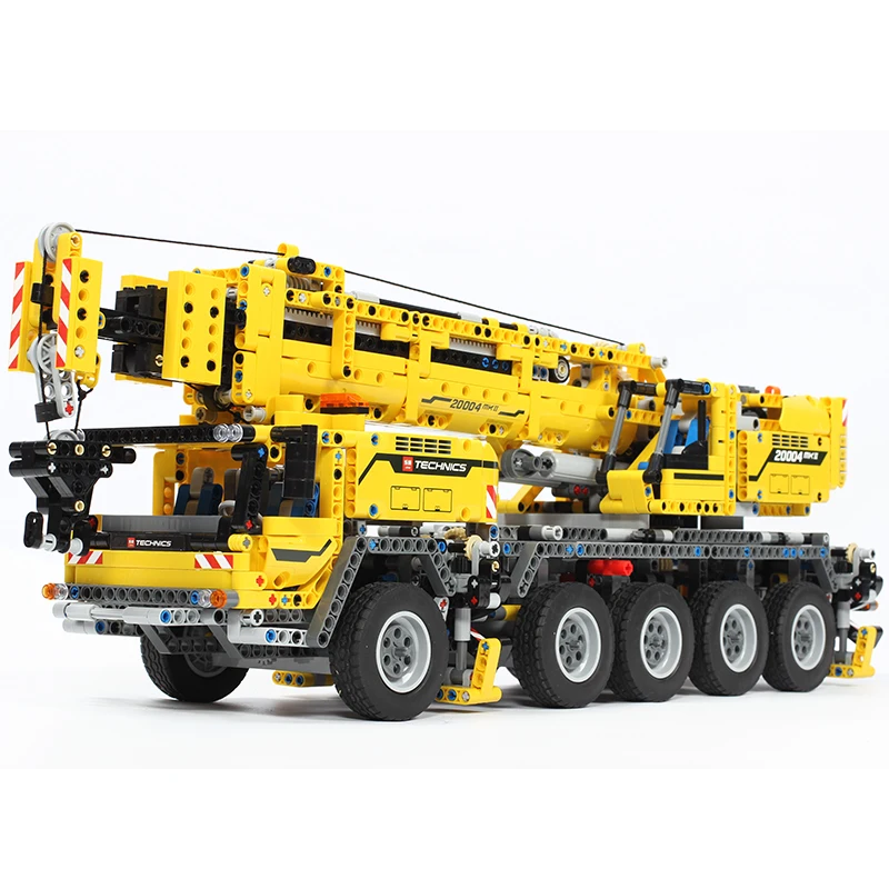 Lepinblocks 20004 20007 экскаватор RC автомобиль грузовик техника мощность мотор кран строительные блоки для грузовиков 8043 42009 Кирпичи игрушки для друзей