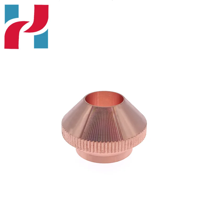 

Bullet Laser Nozzle Nuts Caliber 10mm Height 15mm For Fiber Laser Cutting Machine 1064nm