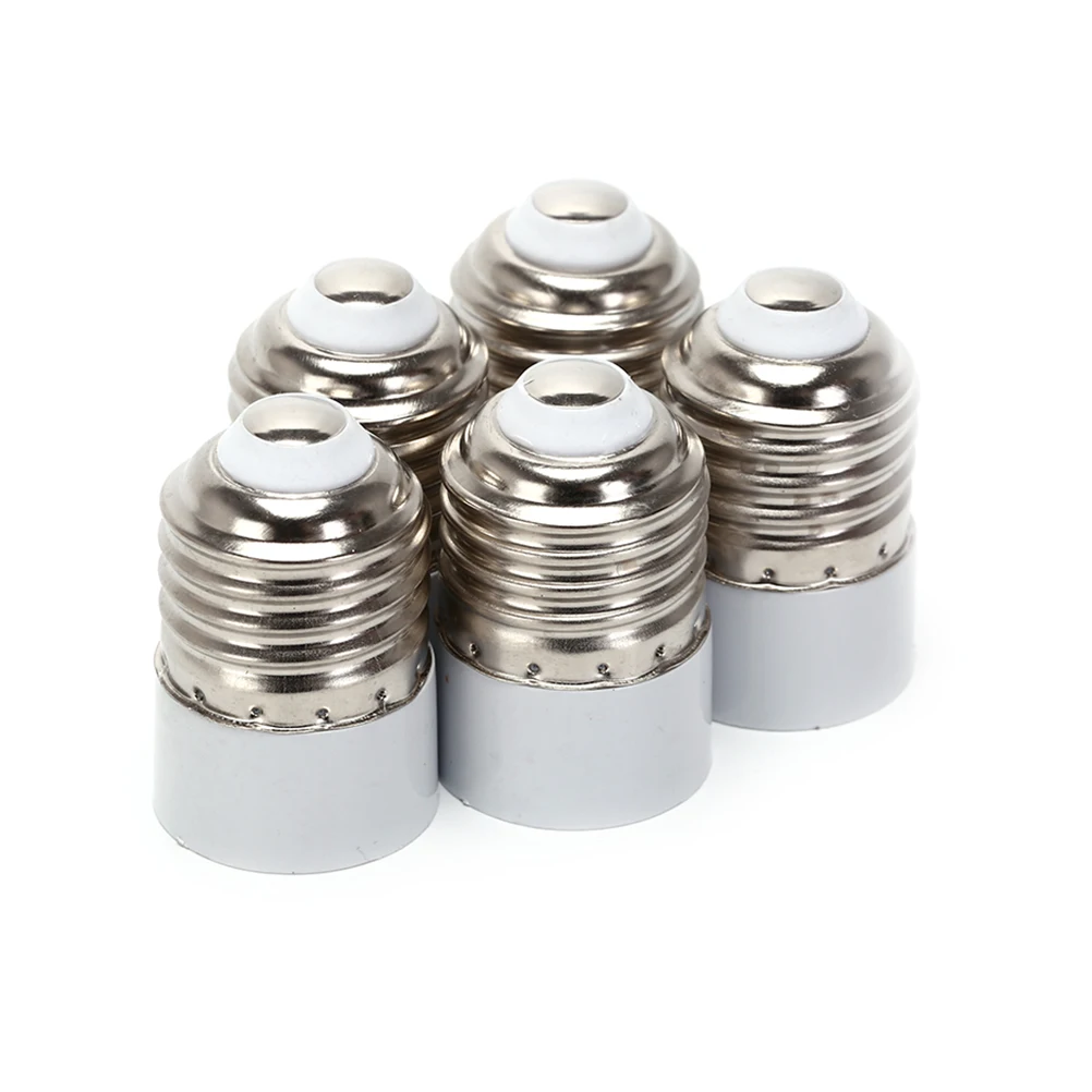 

High Quality Material Fireproof Socket Adapter Lamp Holder 43mm*28mm 1x Converter E27 TO E14 Adapter Conversion Socket