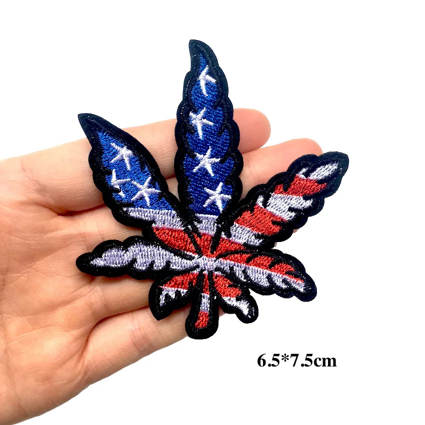 1 шт. нашивки с зелеными листьями аппликация для утюга одежды модная брендовая