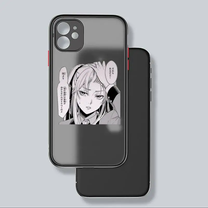 

Kakegurui Jabami Yumeko Phone Case For iphone 12 11 8 7 plus mini x xs xr pro max matte transparent cover