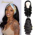 Объемная волна лента для волос парики из натуральных волос бразильский полный фабричного производства лента для волос манекен для шарфа парика натуральный Цвет Волосы Remy плотность 150 для Для женщин