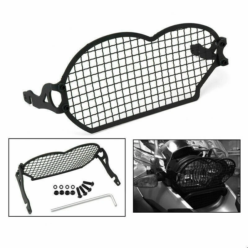 Motorcycle Headlight Head Light Guard Protector Cover Protection Grill For-BMW R1200GS Adv R1200GS Adventure 2004-2012 Motorcycle Headlight Head Light Guard Protector Cover Protection Grill For-BMW R1200GS Adv R1200GS Adventure 2004-2012