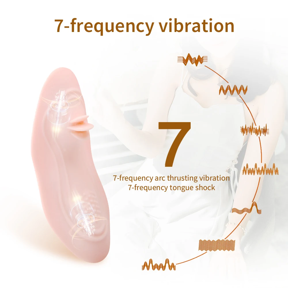 Язык лизание вибратор беспроводной дистанционный носимый Невидимый