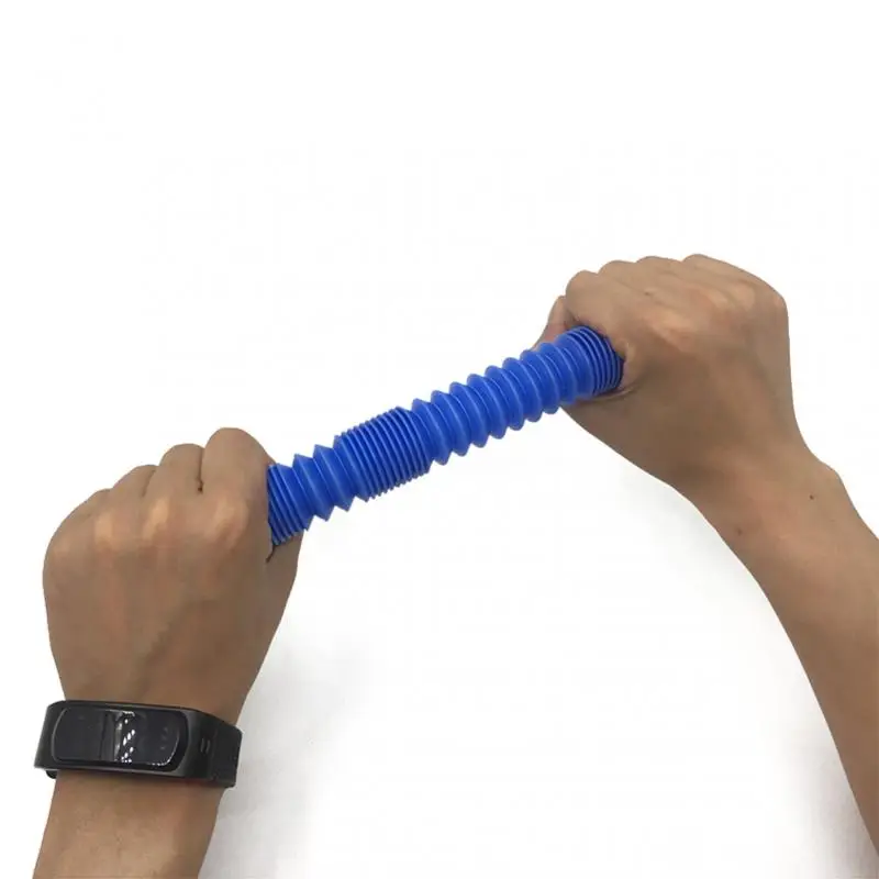 

Colorful Fidget Pop Tube Toys For Kids Pipe Sensory Tools For Stress Relief Educational Folding Toy Funny Plastic Stress Relief