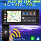 Автомобильный мультимедийный плеер, экран 10,25 дюйма IPS 1280*480P, Android 10,0, PX6, 4 Гб + 64 ГБ, для BMW 5er E39 E53 M5 X5, GPS-навигатор Carplay, радио TDA7850, HDMI