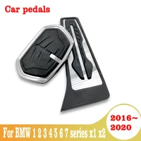 for bmw 1 2 3 4 5 6 7 series g30 g31 g01 g02 740i 750i 750li car accelerator gas brake footrest pedals plate cover accessories