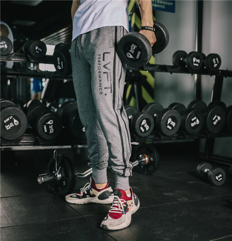 Мужские штаны для бега и фитнеса спортивные брюки карандаш из мягкого хлопка