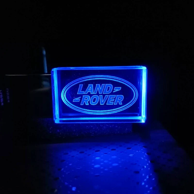 Металлический USB-накопитель с логотипом автомобиля LAND crystal ROVER флеш-накопитель 4