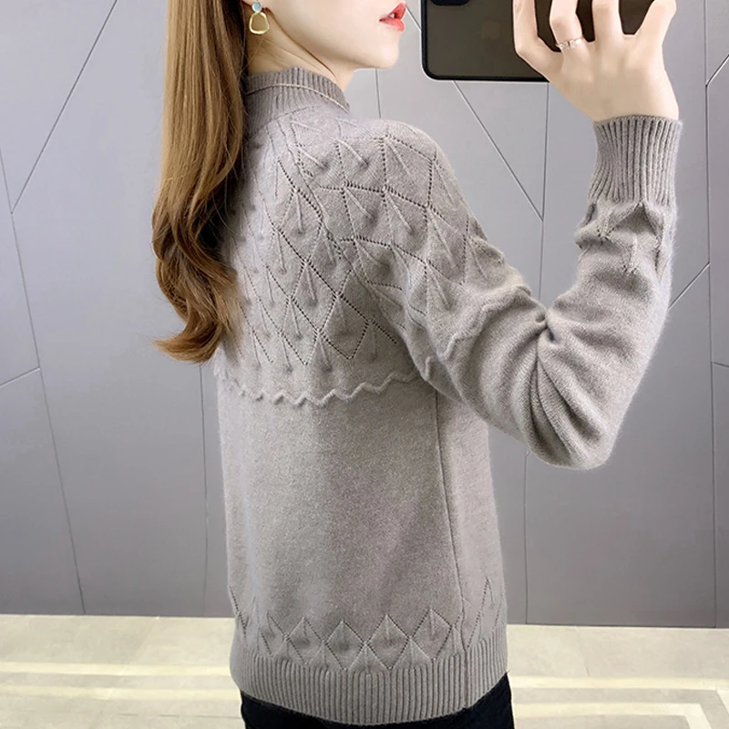 

Pullover Woman Sweaters Knit Loose Sweater Women Sweaters and Pullovers Plus Size
