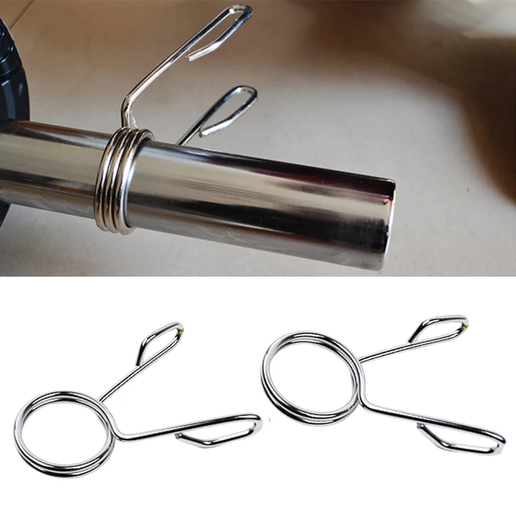 2 шт. стальной пружинный зажим для штанги воротник гантели Олимпийский веса в