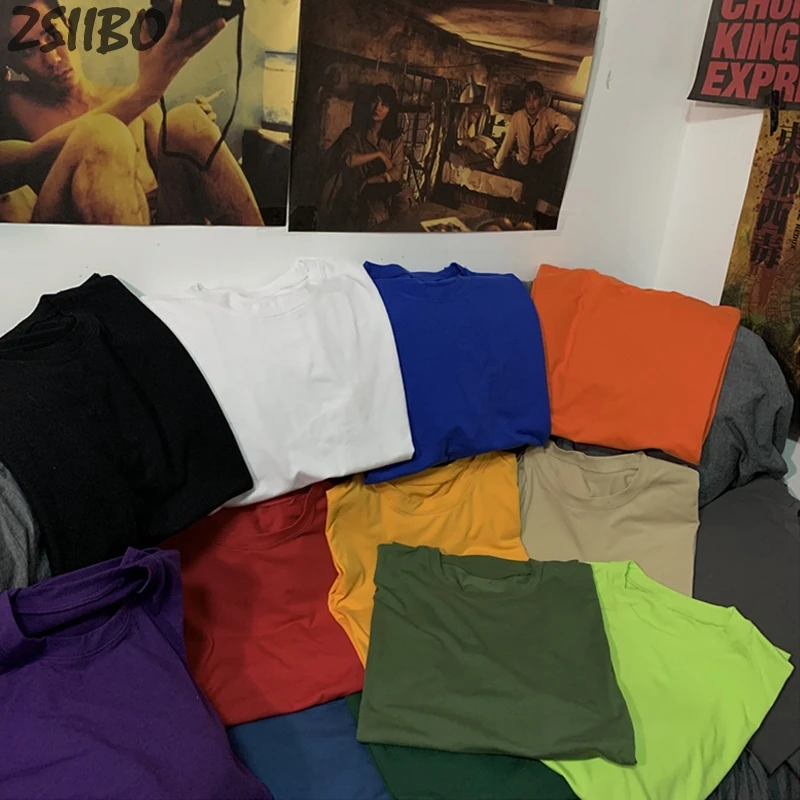 Корейские хипстерские Топы в стиле Харадзюку футболка унисекс из 100% хлопка