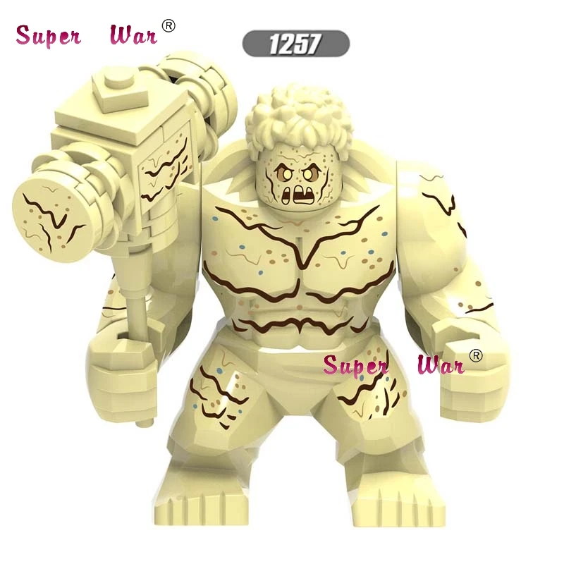XH1257 Одиночные Marvel Мстители Человек-паук Hellfire Elementals Zephyr Hydron Sandman Большие размеры Халк танос Железный человек строительные блоки детские игрушки - Цвет: XH1257