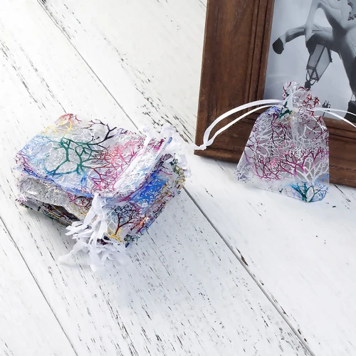 9x7cm Organze Jewelry Bags Candy Drawstring Bag Butterfly Hanato Heart Pouches Jewellery Christams Party Halloween |