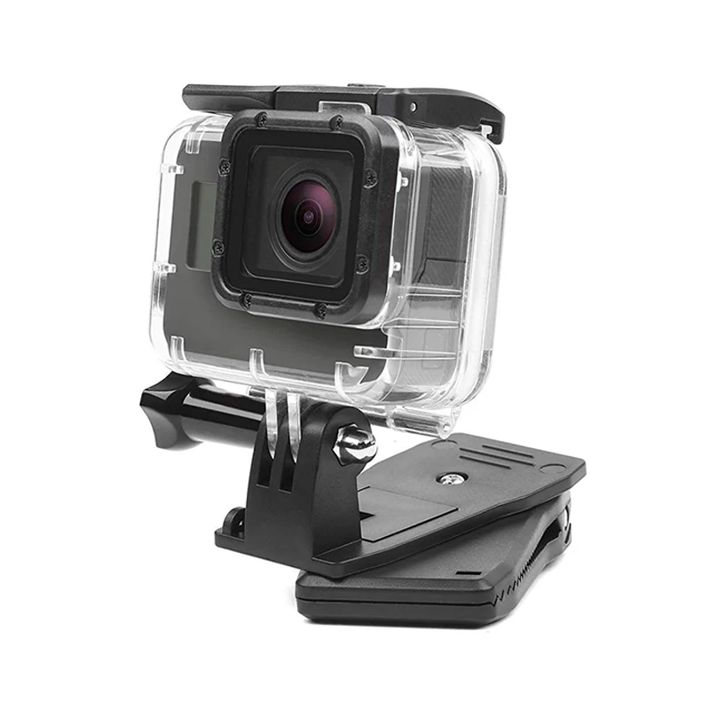 360 градусов Поворотный рюкзак шляпа зажим Крепление для GoPro Hero 8 7 6 5 4 Yi 4K Sjcam Eken DJI Osmo аксессуары для экшн-камеры
