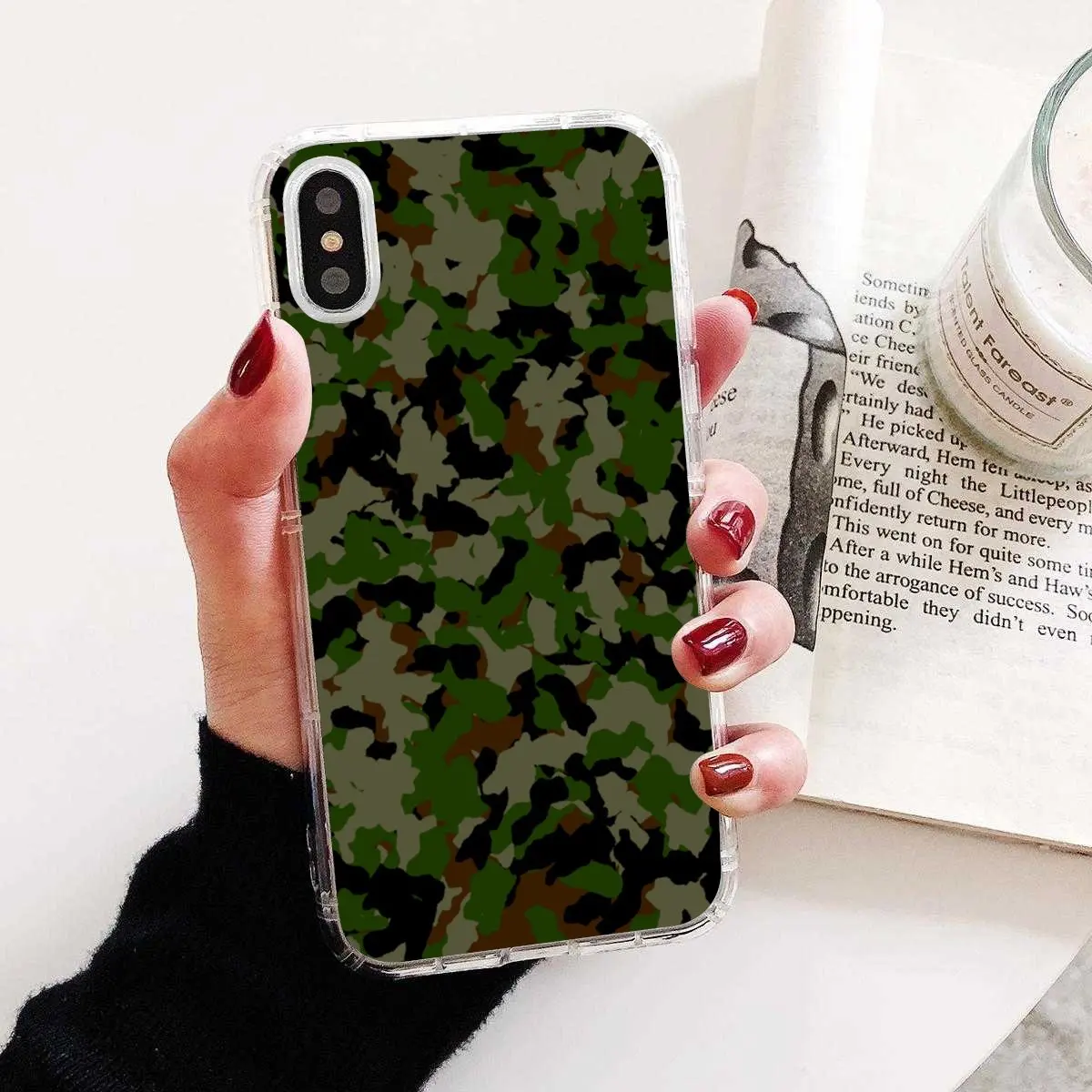 For Huawei G7 G8 P7 P8 P9 P10 P20 P30 Lite Mini Pro P Smart 2017 2018 2019 TPU Silicone Case green Army Camo Camouflage | Мобильные