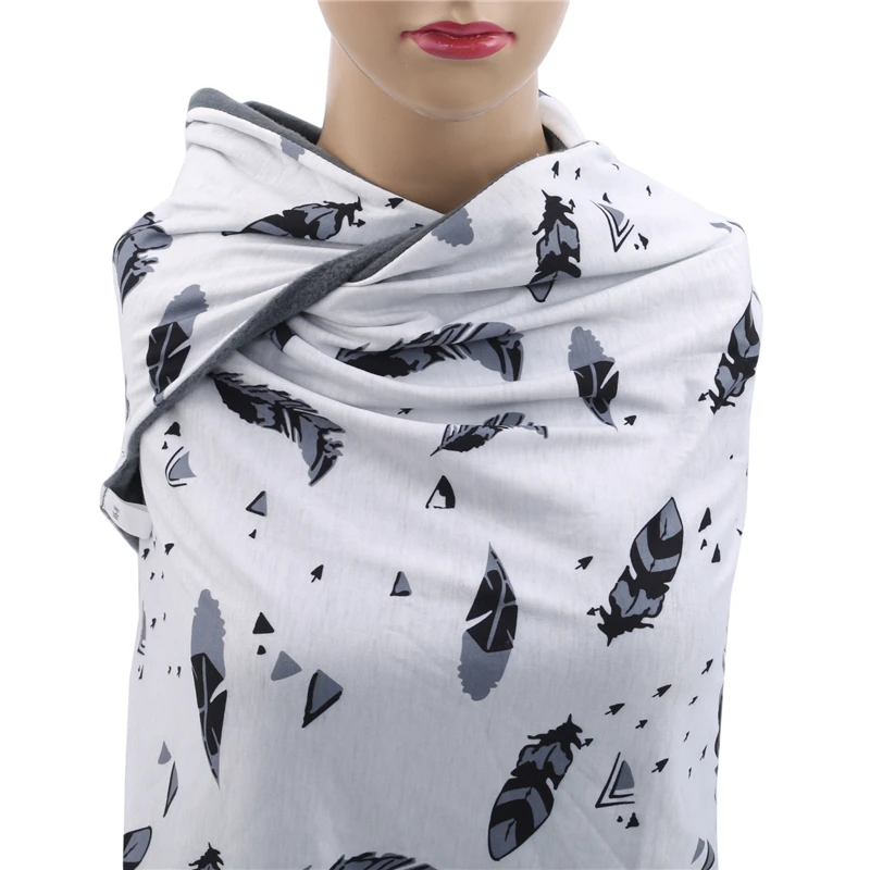 

2020 Fashion Winter Women Scarf Soild Dot Printing Button Soft Wrap Casual Warm Scarves Shawls Scarf Wraps Women